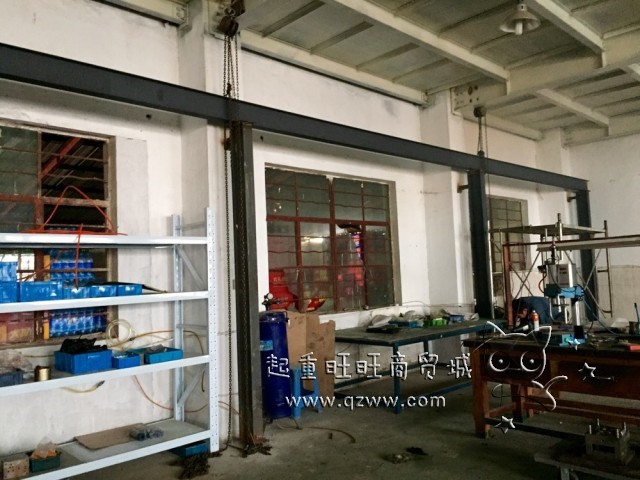 老式車(chē)間無(wú)鋼結(jié)構(gòu)加裝起重機(jī)的案例